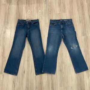 Children’s place Boys Husky Bootcut Blue Jeans